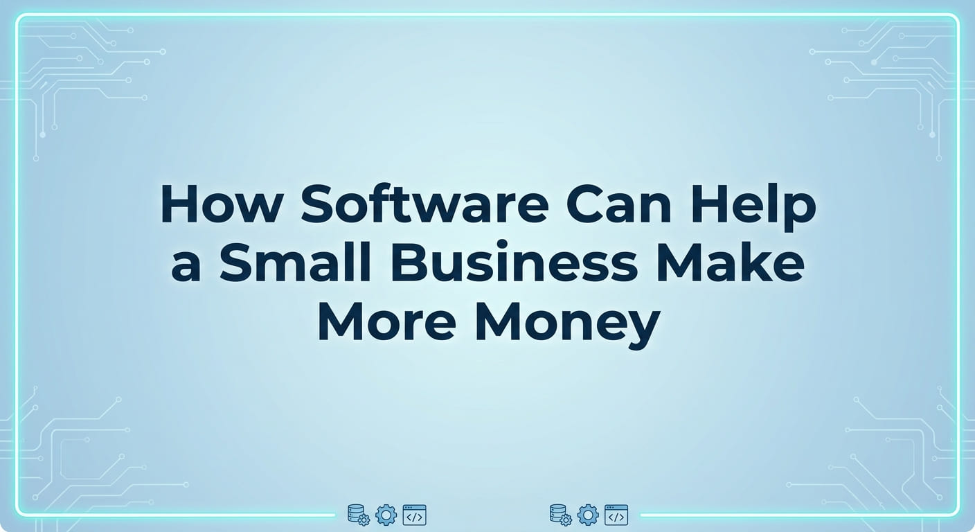 How Software Can Help a Small Business Make More Money